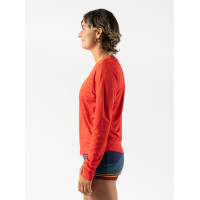 RABBIT - Women's - Race Pace Tee LS - Fiery Red